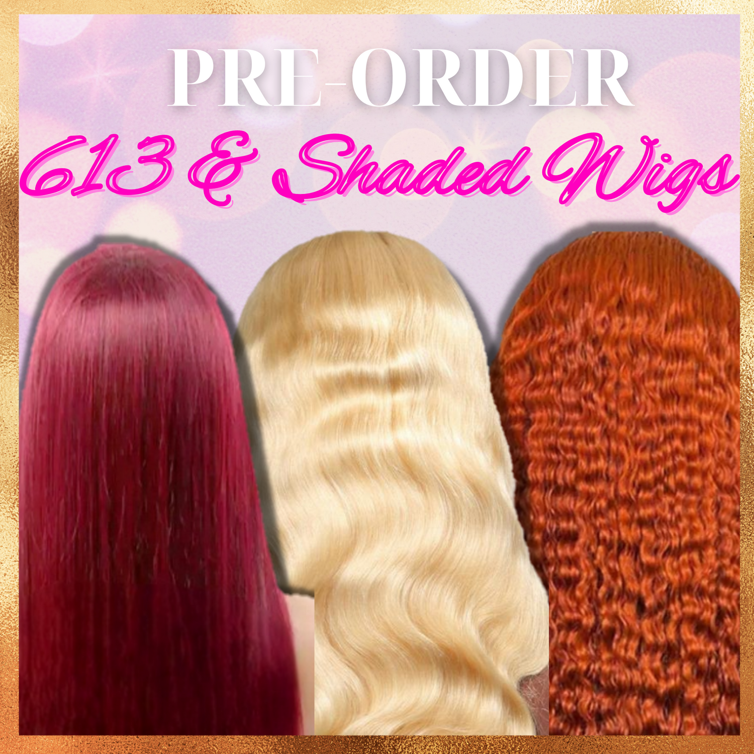 Virgin Hair 613 & Shaded Wigs