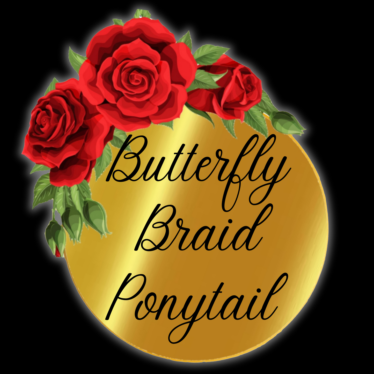 Butterfly Braided Ponytail (Natural Hair)