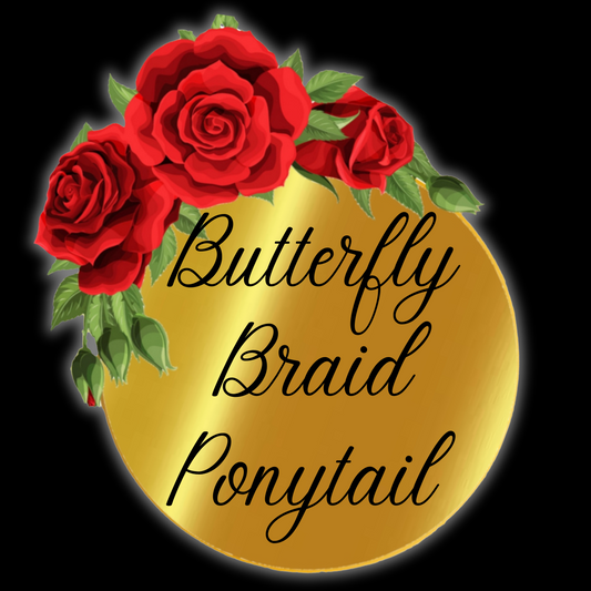 Butterfly Braid Ponytail (Relaxed Hair)