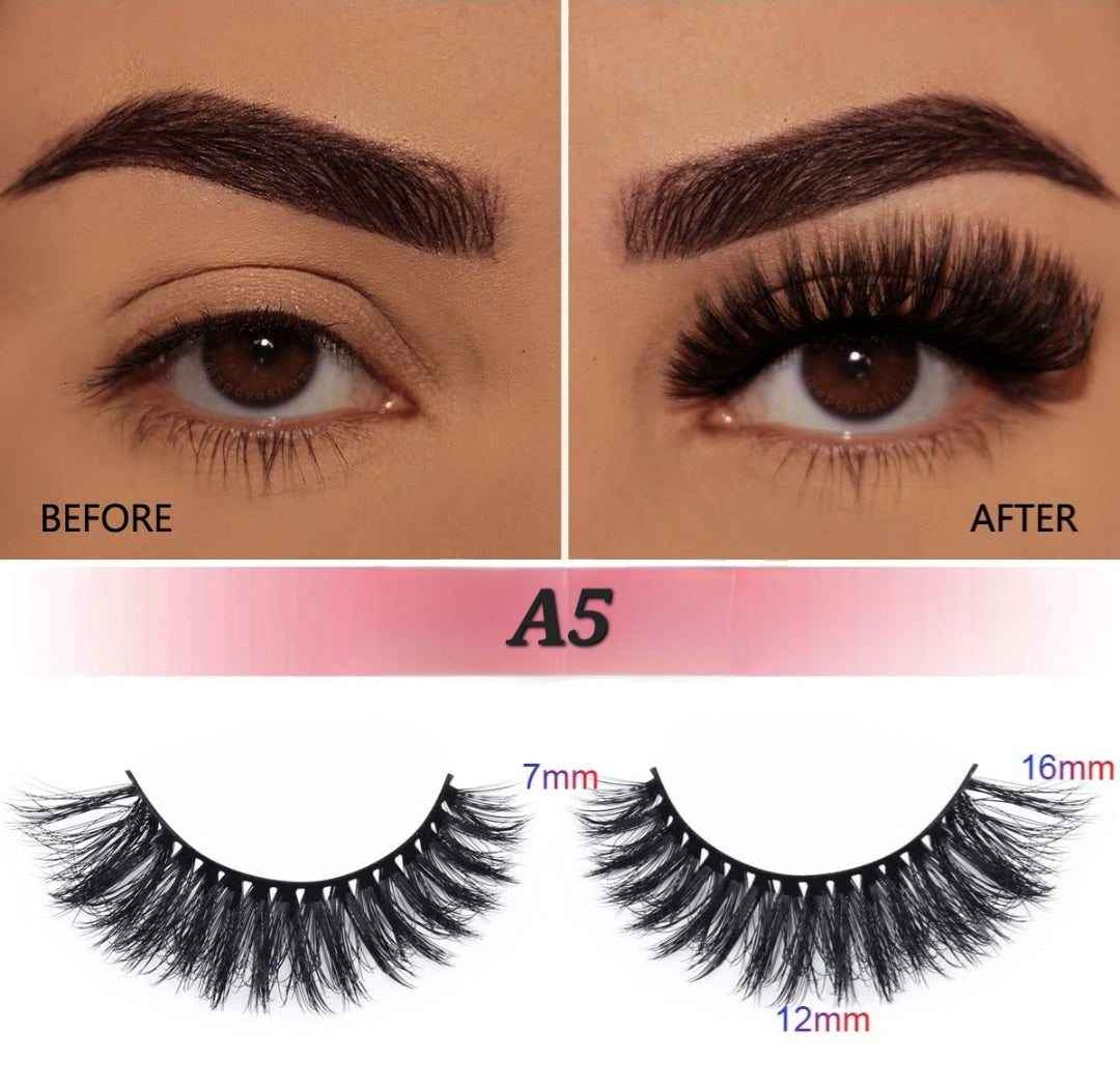 12mm 5D Mink Eyelashes