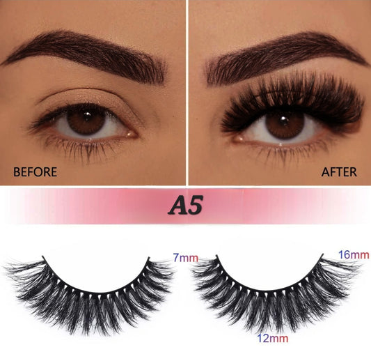 12mm 5D Mink Eyelashes