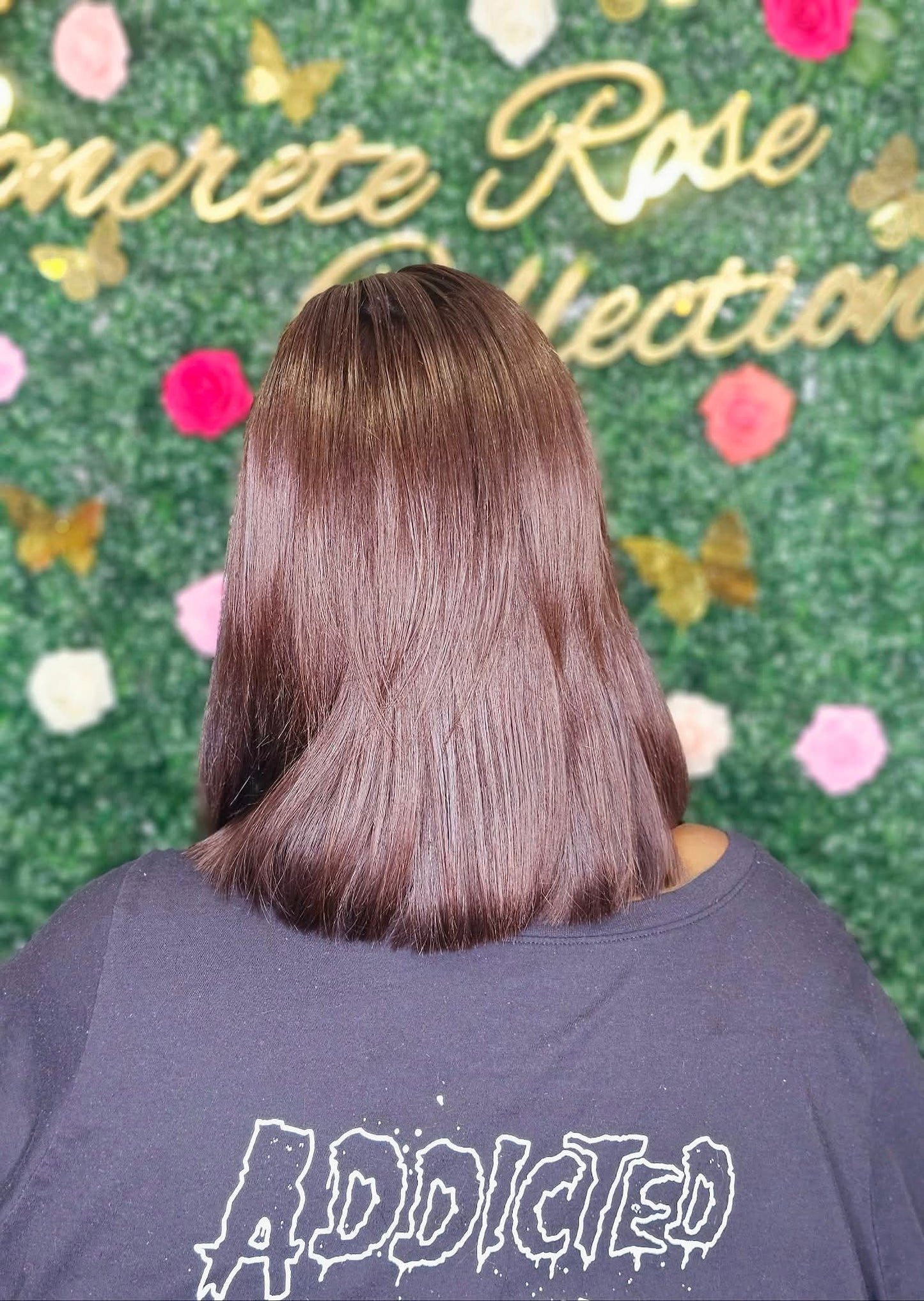 Bonded (Glue Adhesive) Half Up, Half Down Style