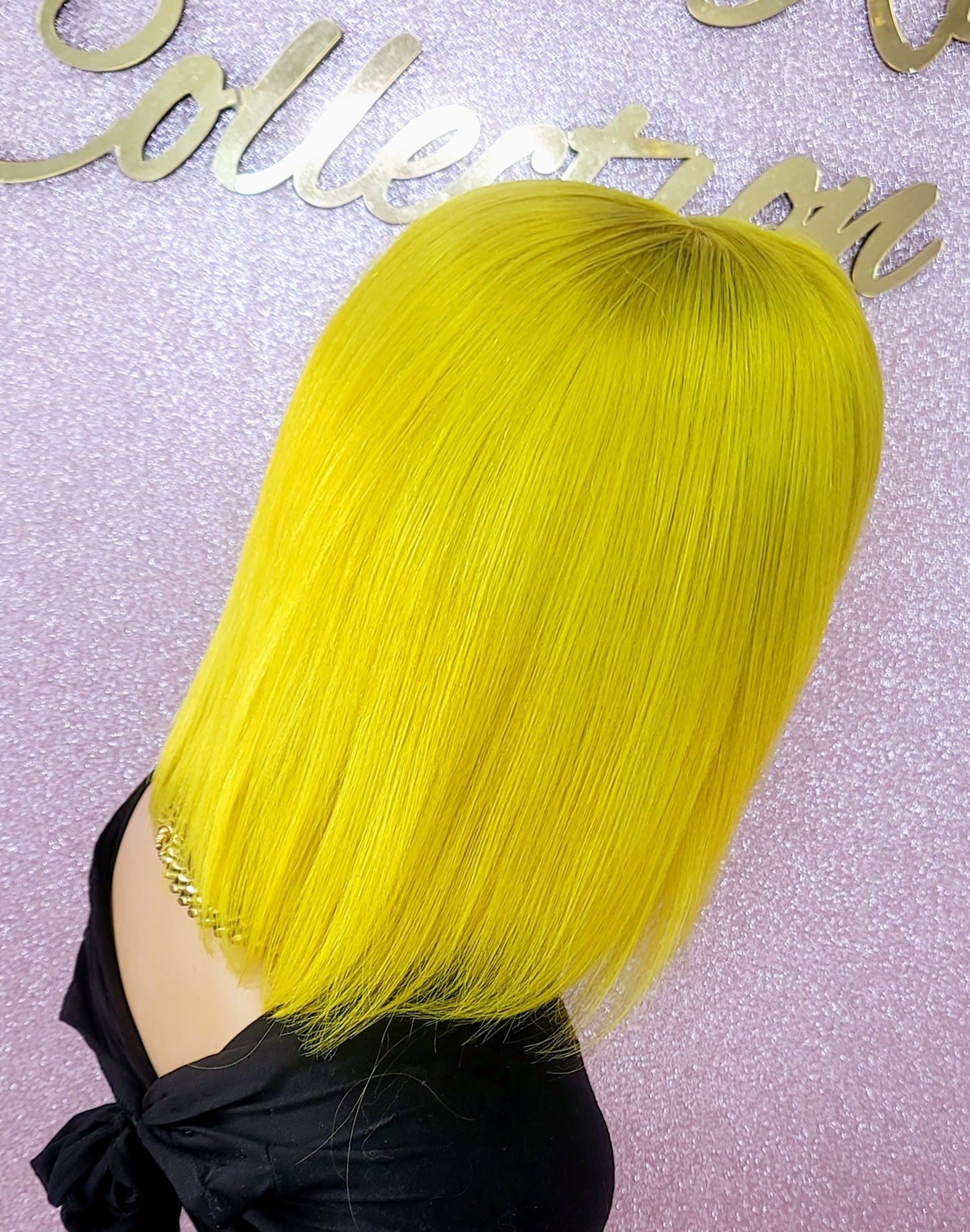 Neon Frontal Bob Wig