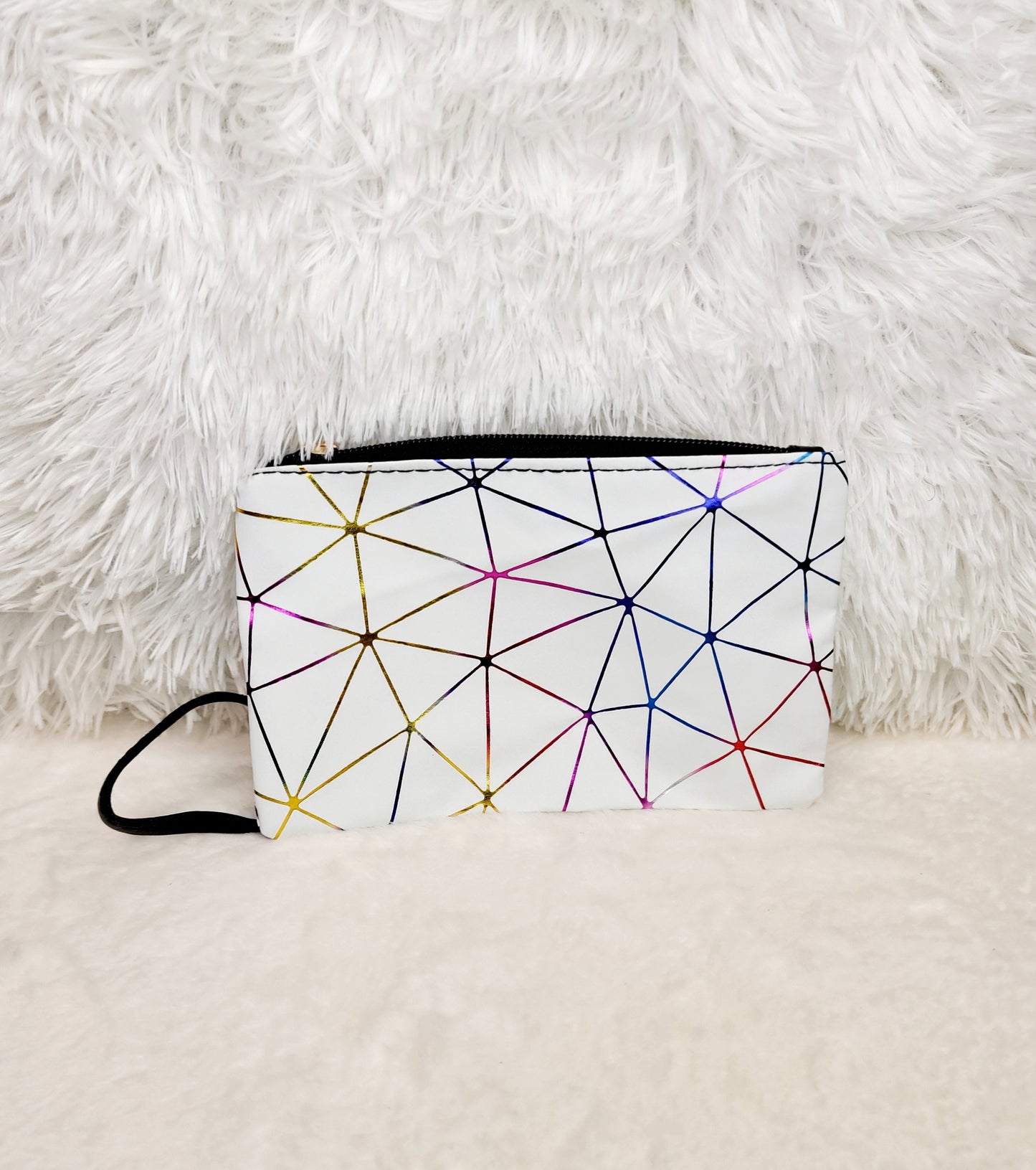 Rainbow Geo Clutch