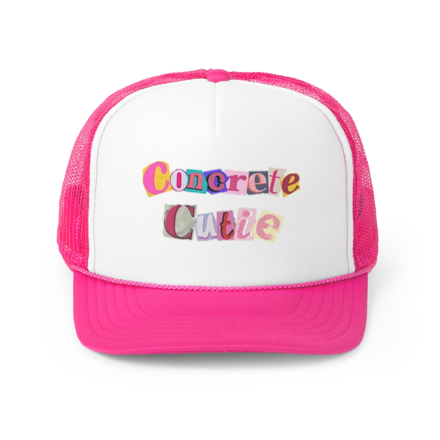 Cut-Out Concrete Cutie Trucker Cap
