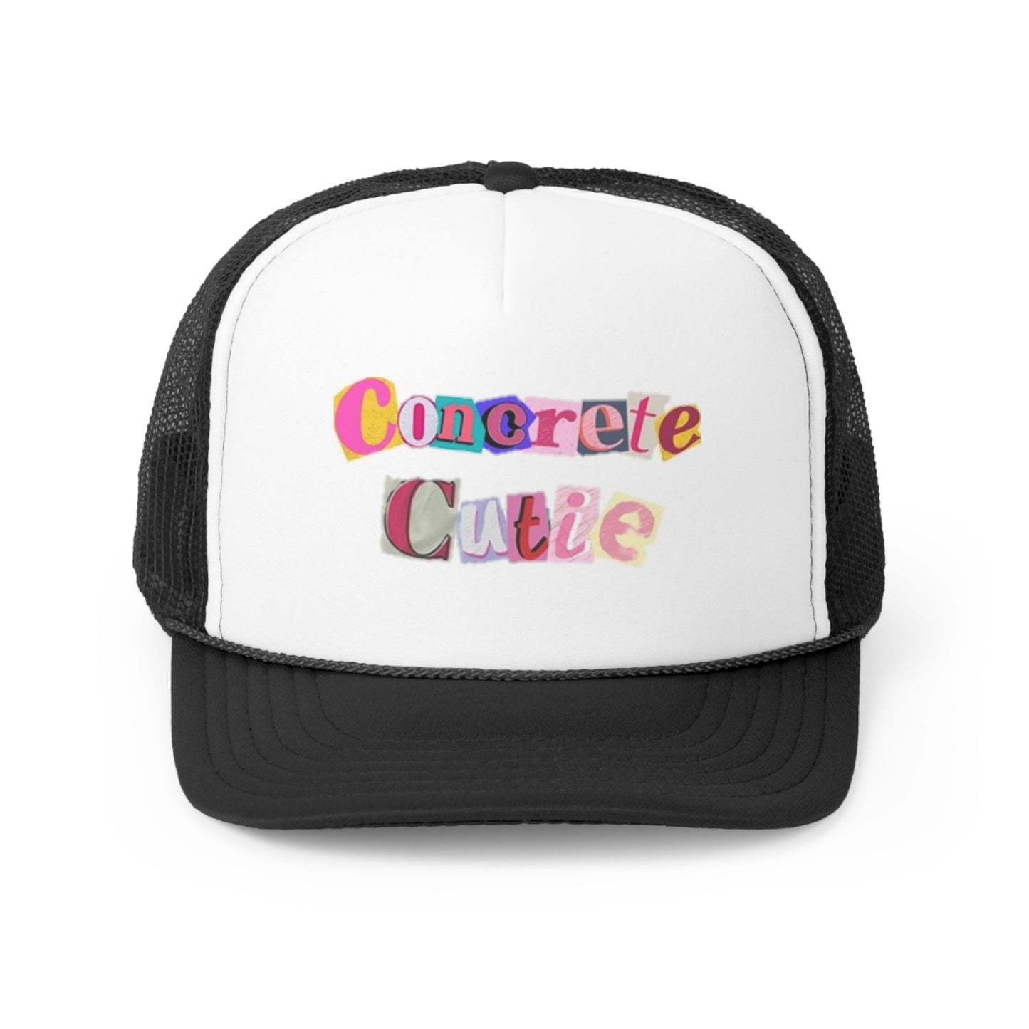 Cut-Out Concrete Cutie Trucker Cap