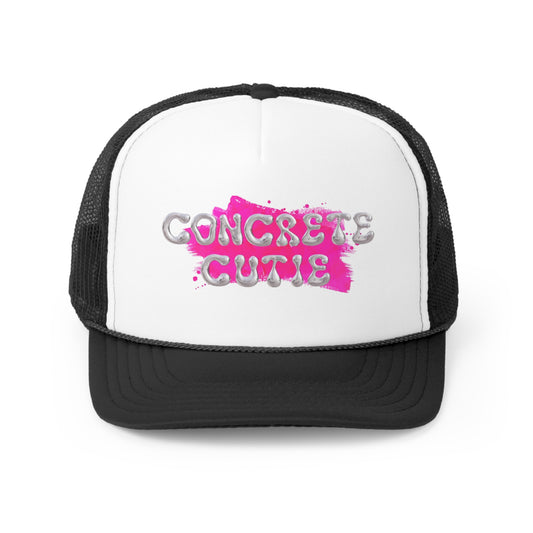 Metallic Concrete Cutie Trucker Cap