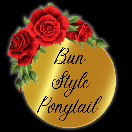 Bun Style Ponytail (Natural Hair)