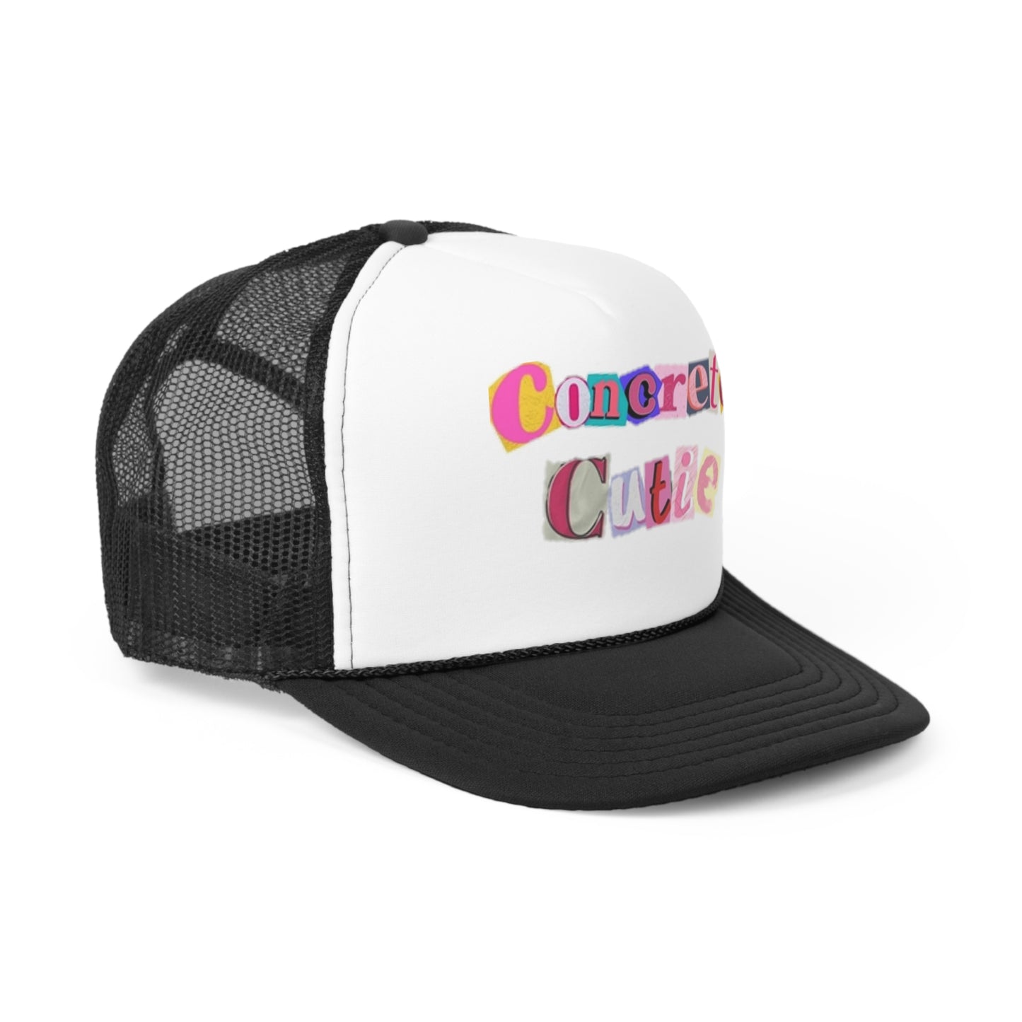 Cut-Out Concrete Cutie Trucker Cap