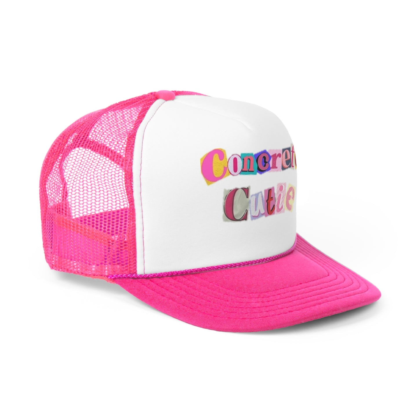 Cut-Out Concrete Cutie Trucker Cap