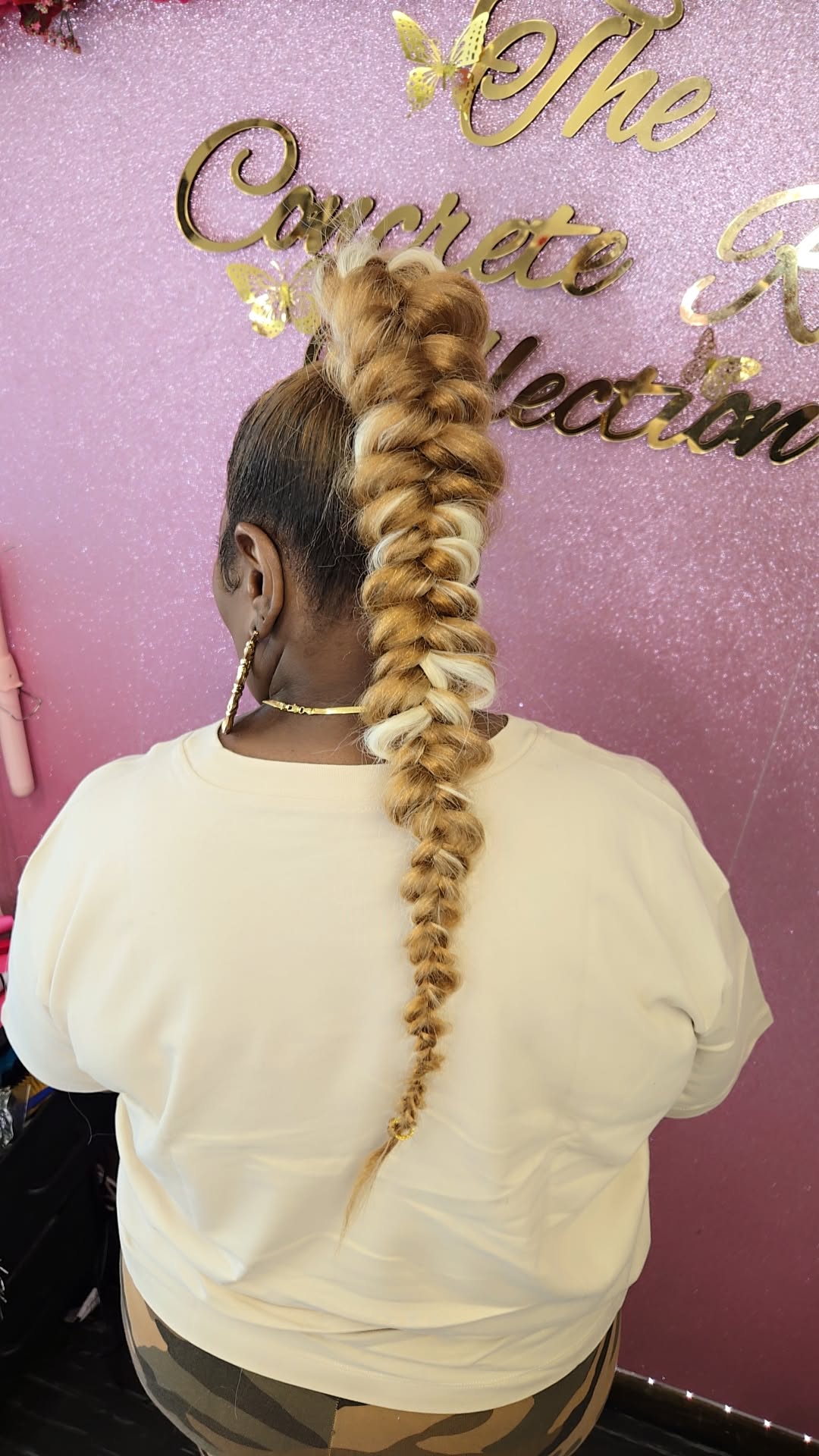 Synthetic Braided Ponytail (Natural Hair)