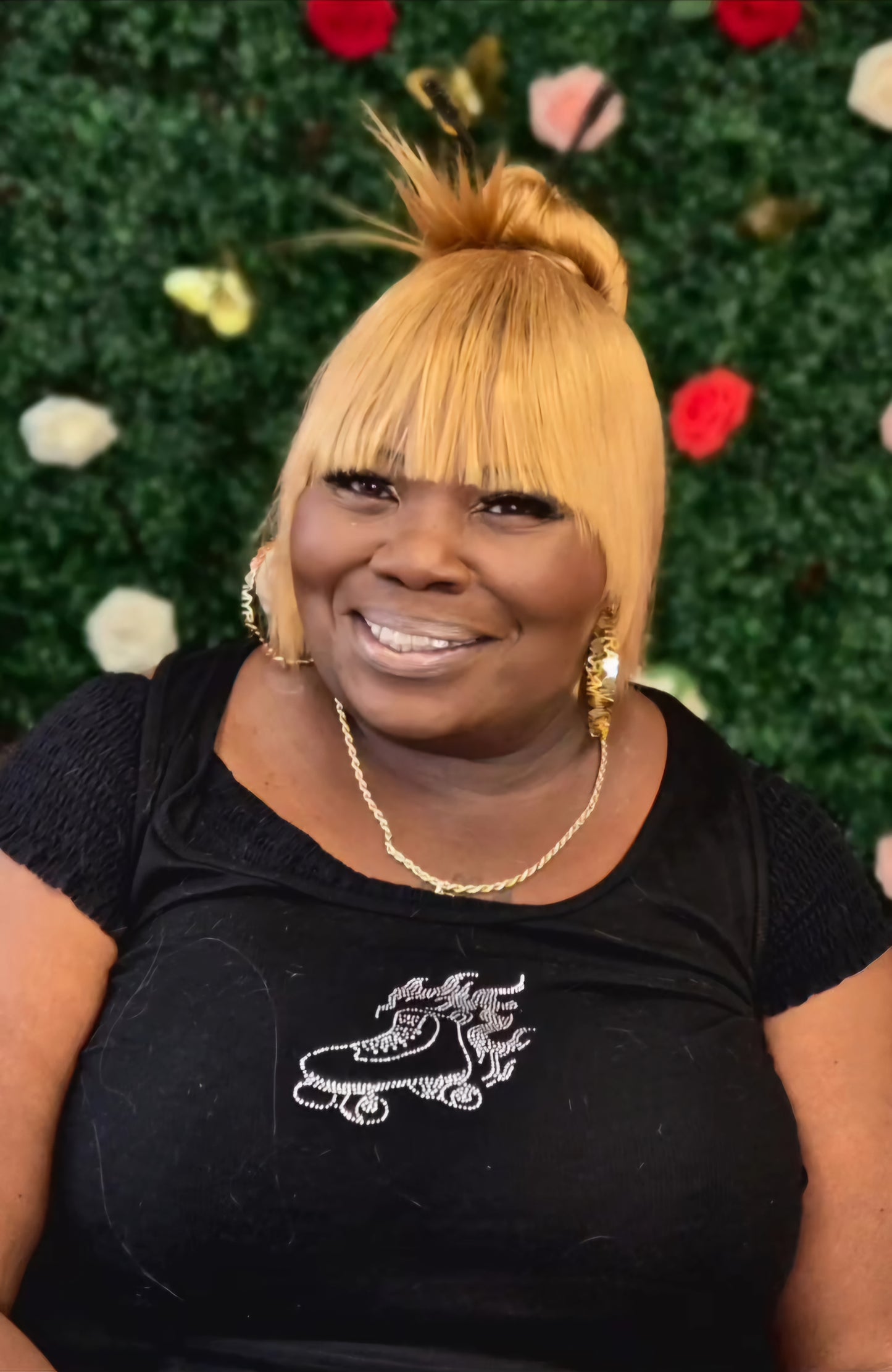 Bun Style Ponytail (Relaxed Hair)