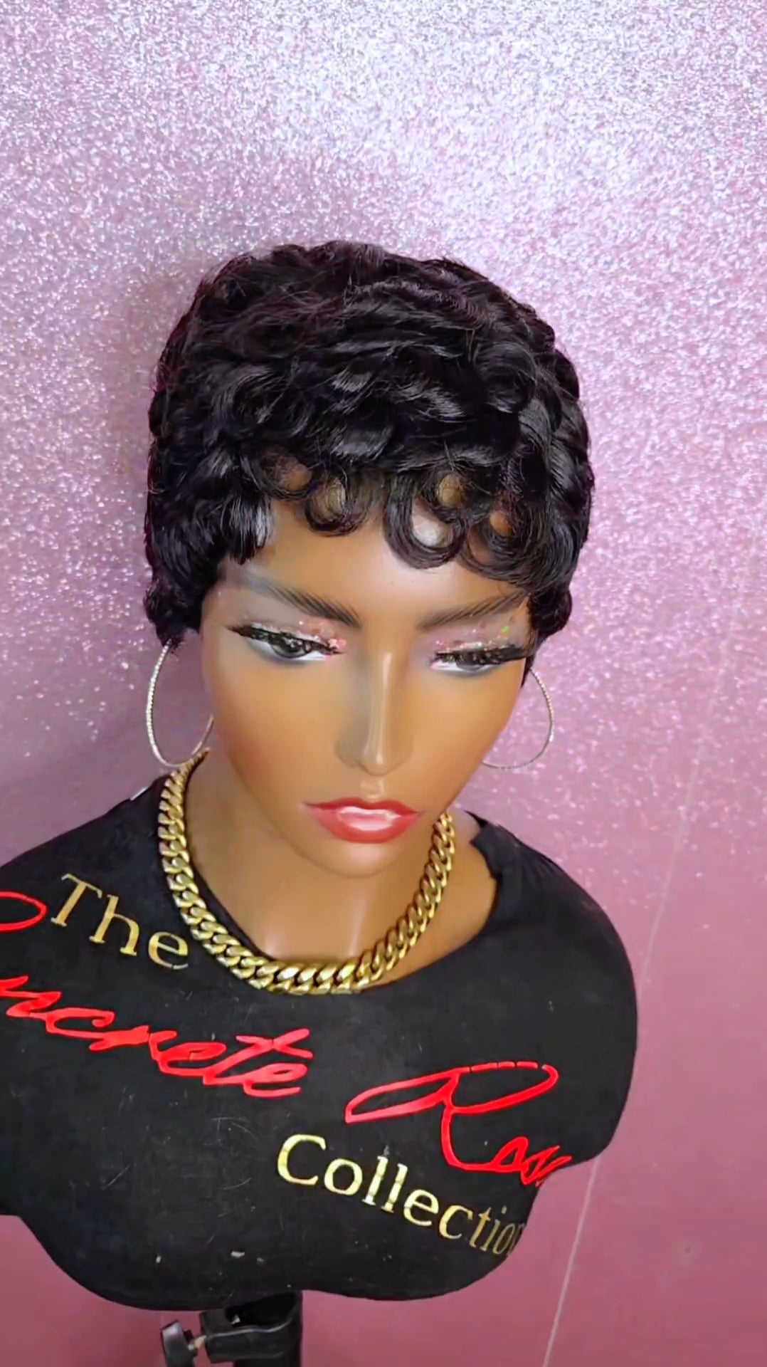Glueless Pincurl Wig