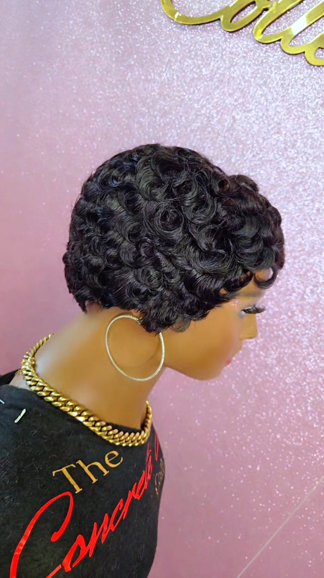 Glueless Pincurl Wig
