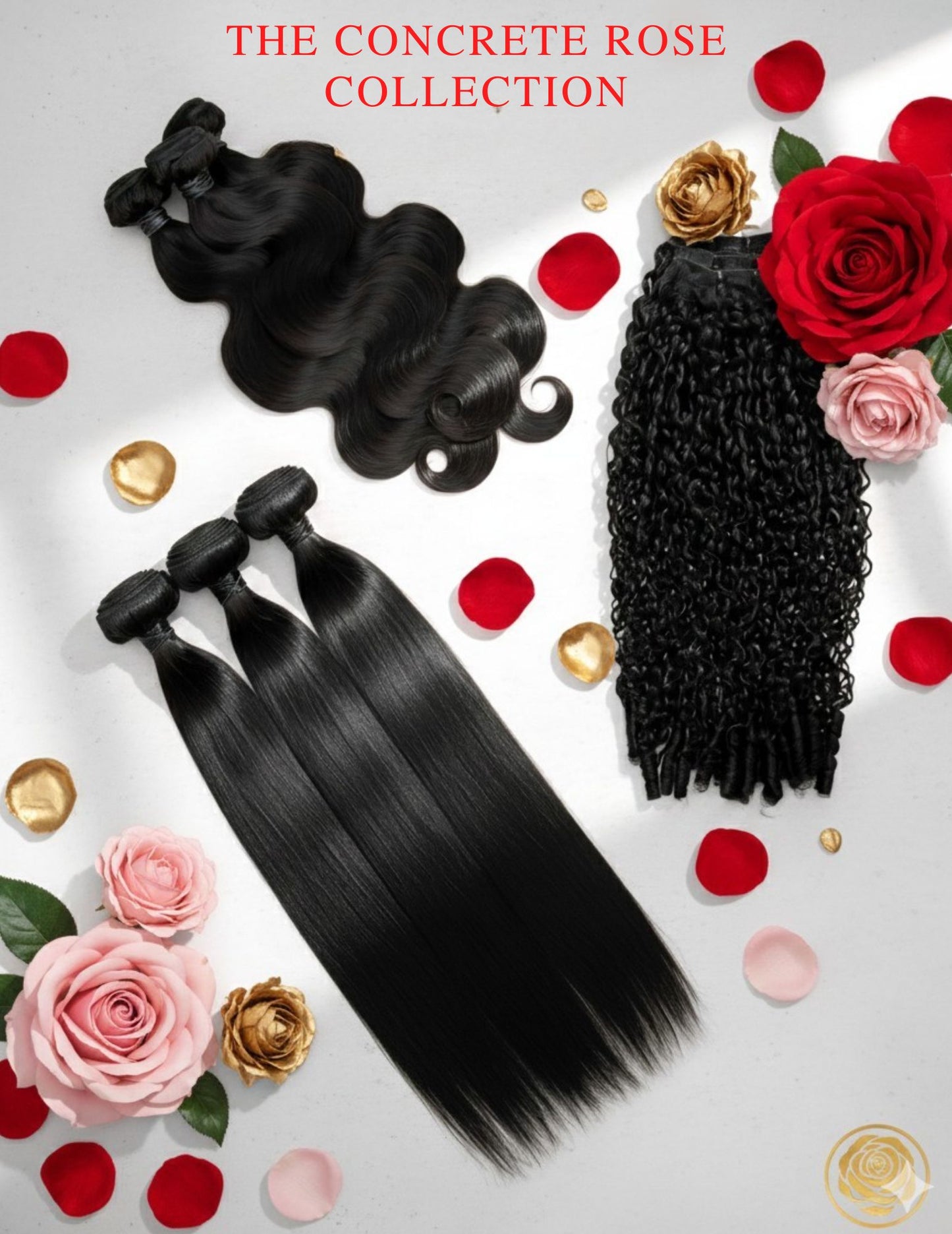 4 Bundle Deal (Straight • Body Wave • Burmese Curly)