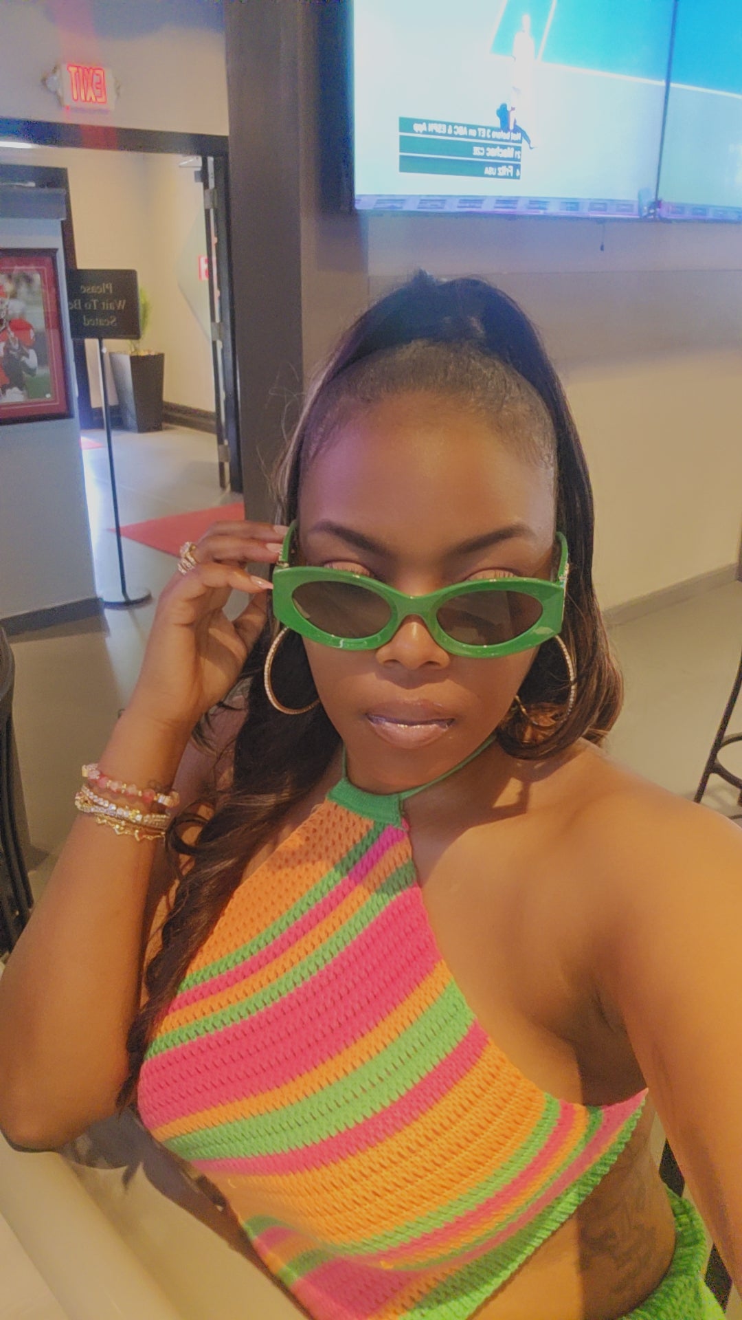 Bonded (Glue Adhesive) Half Up, Half Down Style