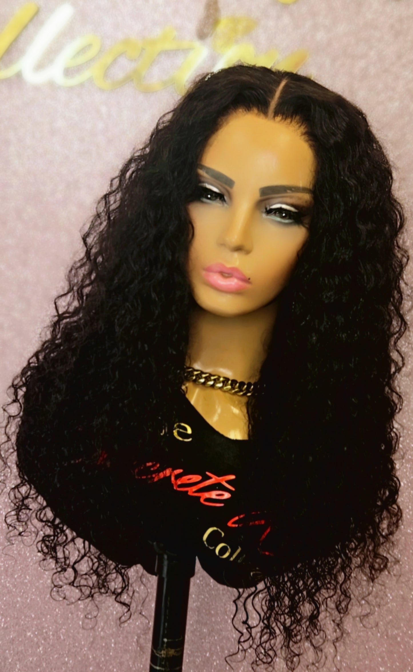 Glueless 26 Inch Deep Wave 5x5 Closure Wig
