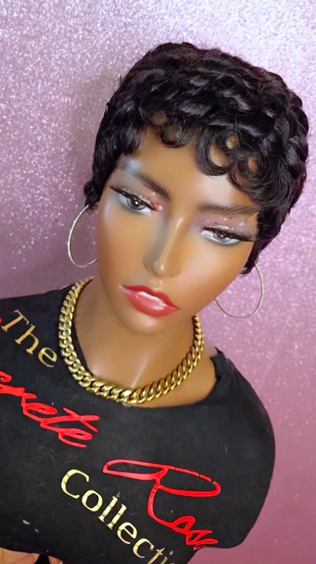 Glueless Pincurl Wig
