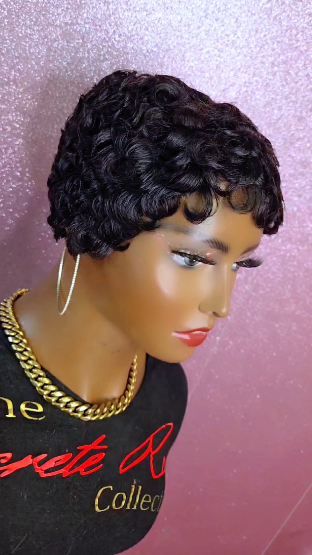 Glueless Pincurl Wig