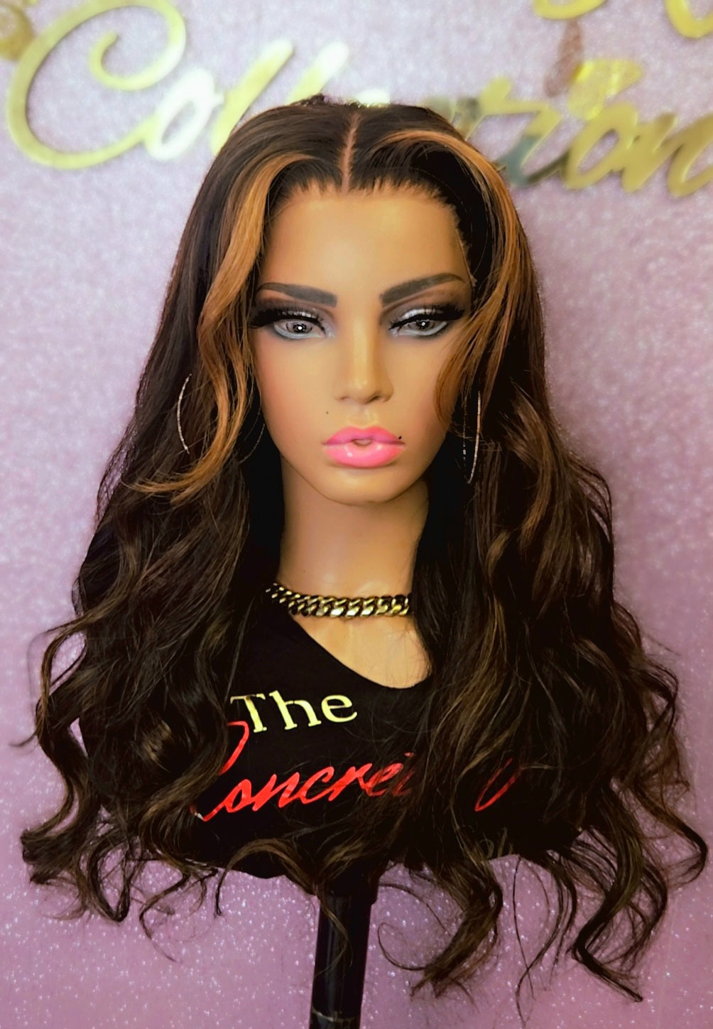 Highlighted Glueless Body Wave 13x4 Frontal Wig