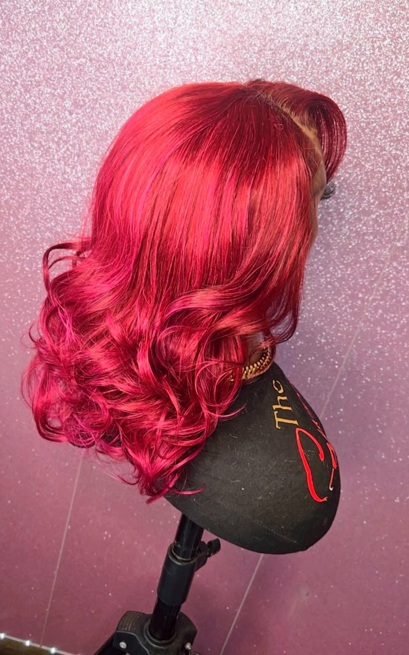 Burgundy 13x4 Frontal Wig
